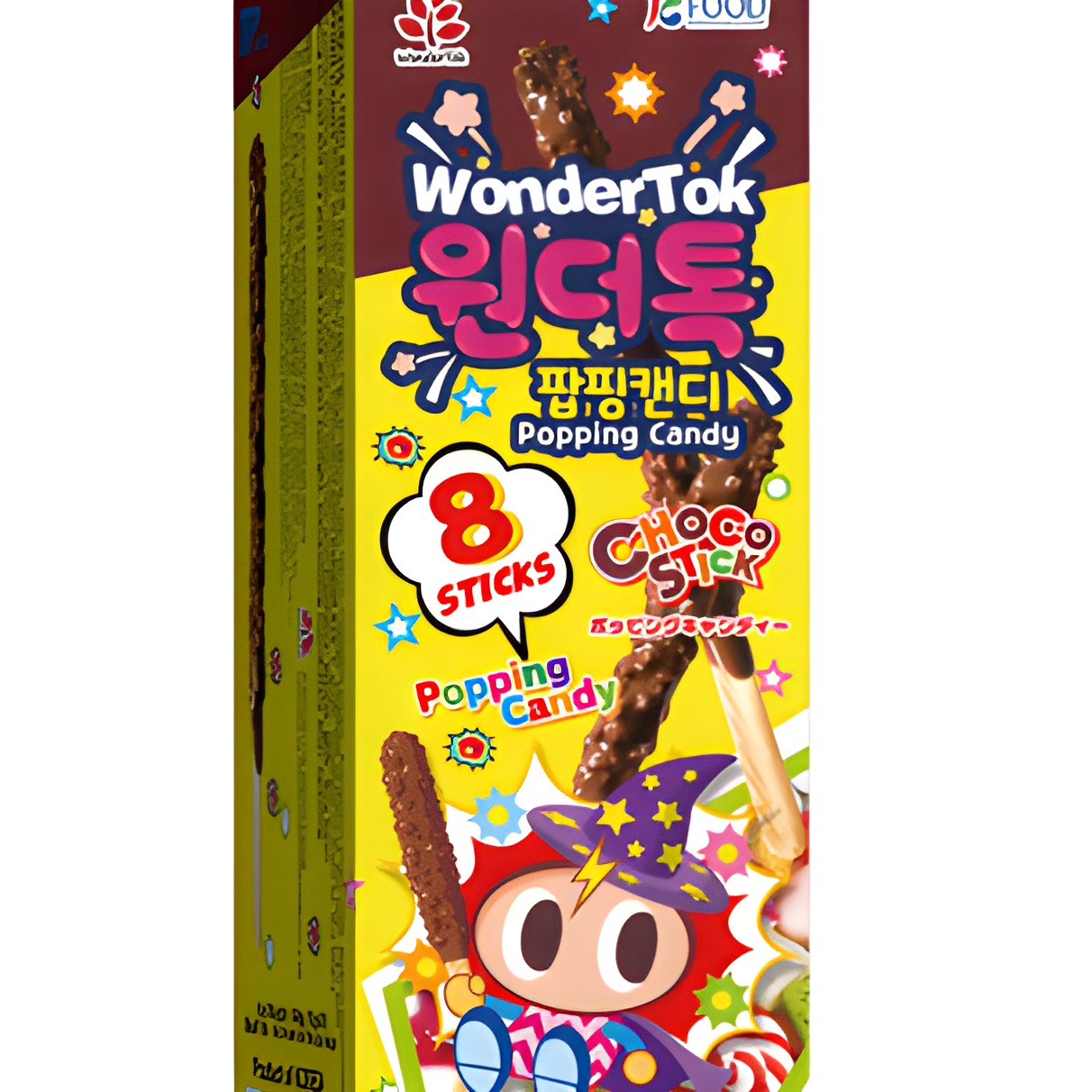 WonderTok Choco Stick with Popping Candy 144g